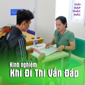 GIẢI ĐÁP THẮC MẮC VỀ THI VẤN ĐÁP